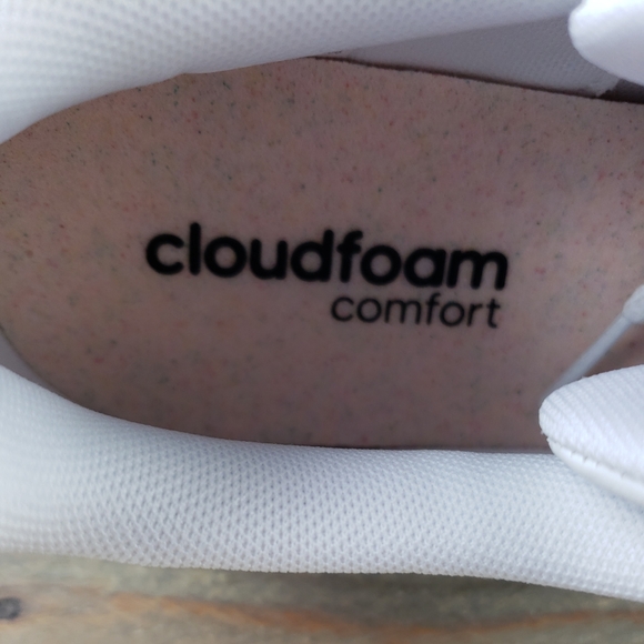 adidas Women's Advantage Court Casual Tennis Shoes White Screaming Pink - Picture 10 of 10